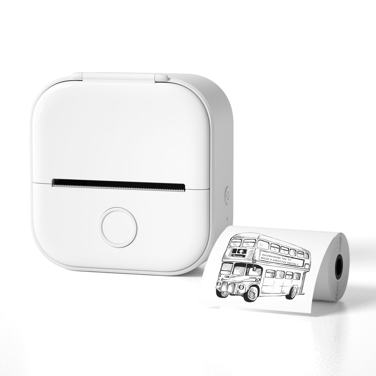 Portable Mini Thermal Label Printer Home Photo Printer Student Wrong Question Printer Bluetooth-compatible Mini Label Printer Price Tag - Image 6