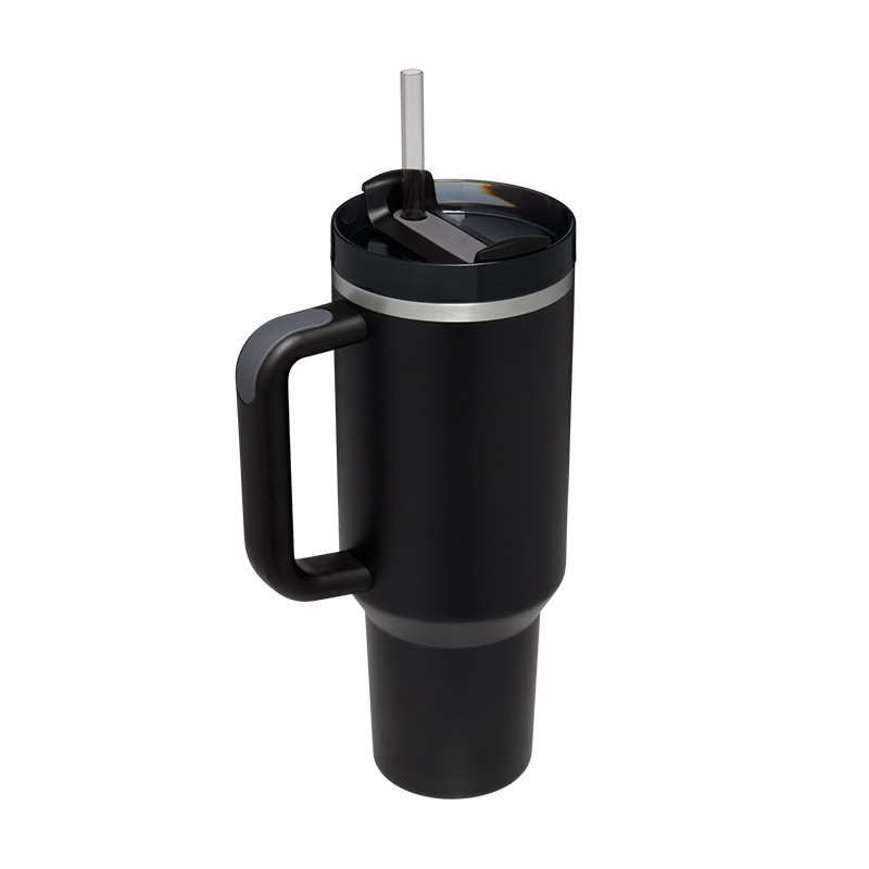 40 Oz Tumbler With Handle Straw Insulated, Stainless Steel Spill Proof Vacuum Coffee Cup Tumbler With Lid Tapered Mug Gifts For Valentine Lover Suitable For Car Gym Office Travel - Image 7