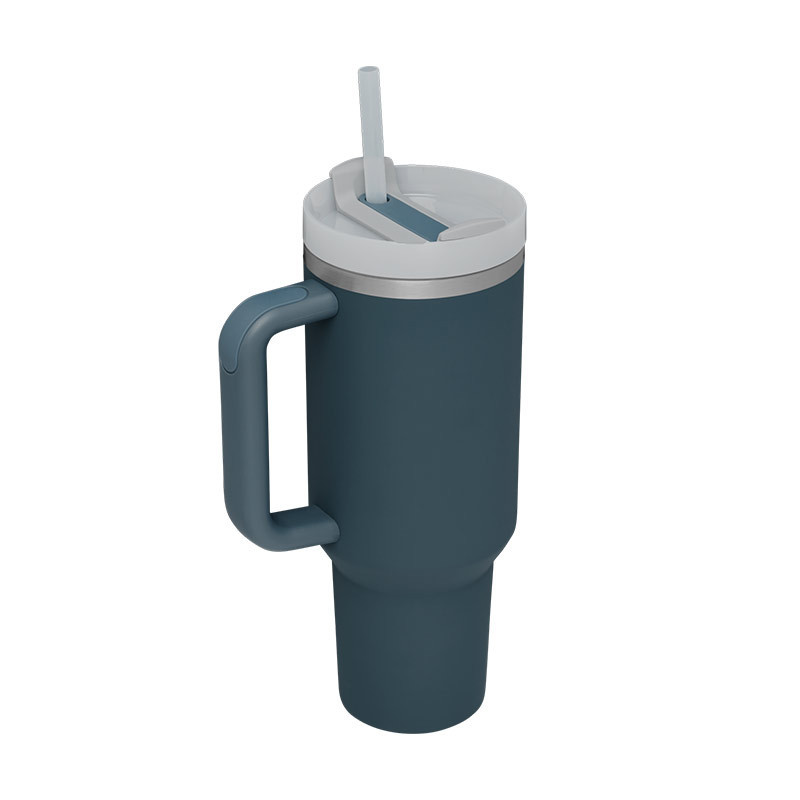 40 Oz Tumbler With Handle Straw Insulated, Stainless Steel Spill Proof Vacuum Coffee Cup Tumbler With Lid Tapered Mug Gifts For Valentine Lover Suitable For Car Gym Office Travel - Image 8