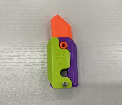 3D Printing Gravity Cub Jumping Small Radish Knife Mini Model Student Prize Pendant Decompression Toy For Children Gift - Image 3