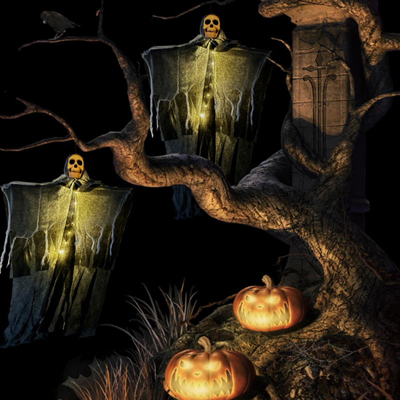 Halloween Decorations Horror Hanging Ghost Skull Skeleton Prop Perfect For Home Outdoor Yard Party Supplies Festival Decorations - Image 5
