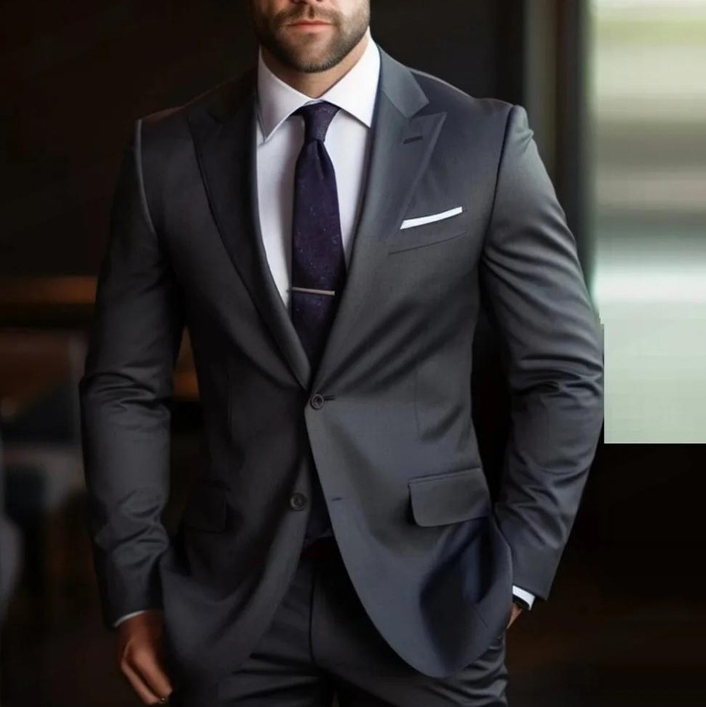 Suit Banquet Wedding Groomsman Suit Suit Two-piece Suit - Image 9