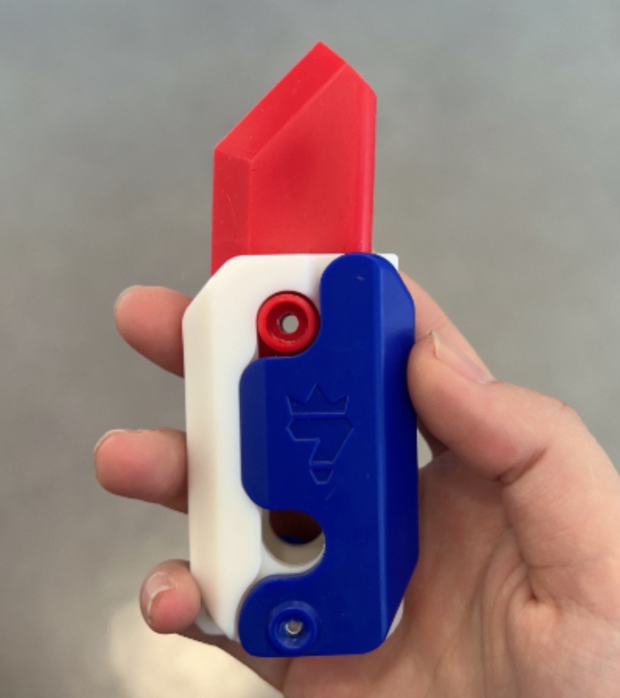 3D Printing Gravity Cub Jumping Small Radish Knife Mini Model Student Prize Pendant Decompression Toy For Children Gift - Image 7