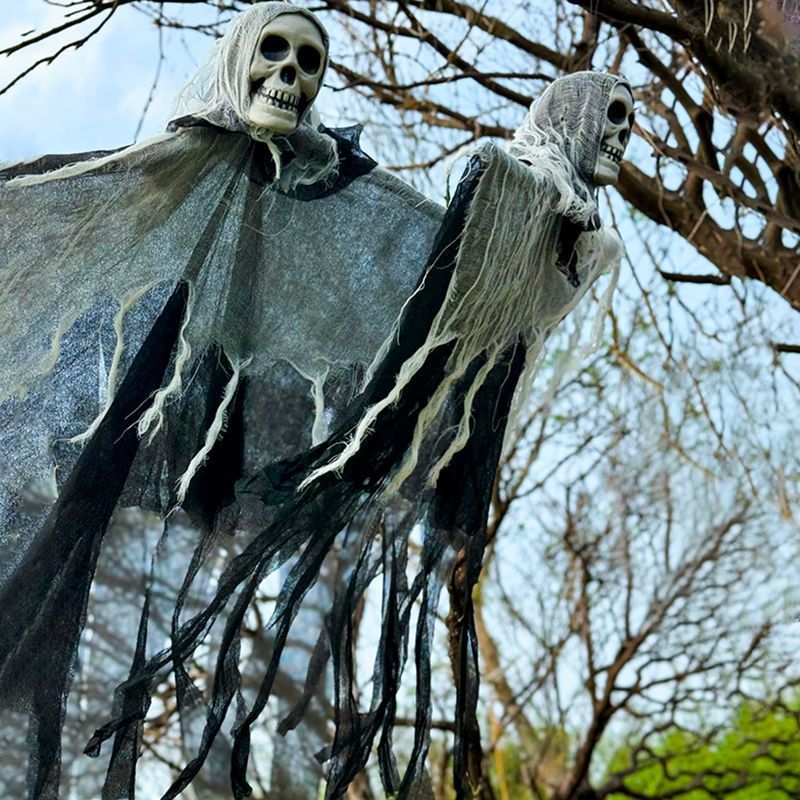 Halloween Decorations Horror Hanging Ghost Skull Skeleton Prop Perfect For Home Outdoor Yard Party Supplies Festival Decorations - Image 7