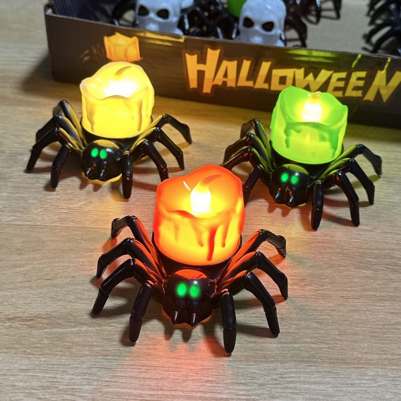 Halloween Decoration Spider Night Lights Party Supplies Decoration Props Bar, Haunted House, Horror Party Accessories - Image 8