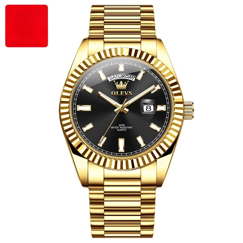 Luminous Waterproof Business Steel Belt Wrist Watch - Image 10