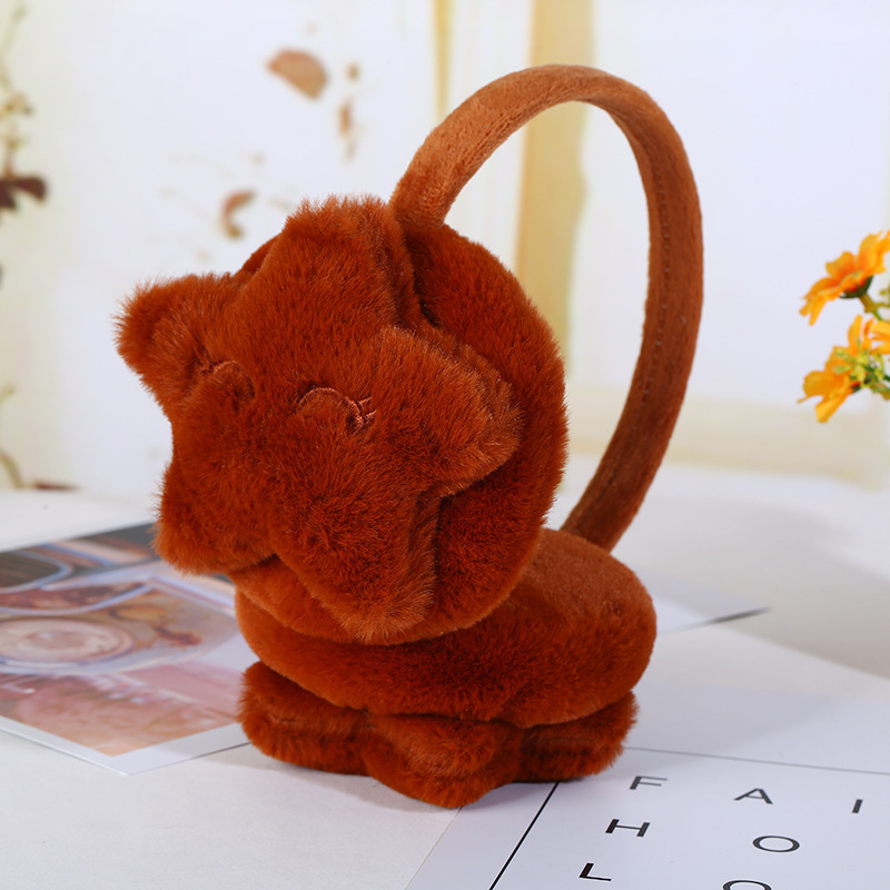 Cute Five-Pointed Star Plush Children's Earmuffs And Ear Warmers - Image 2