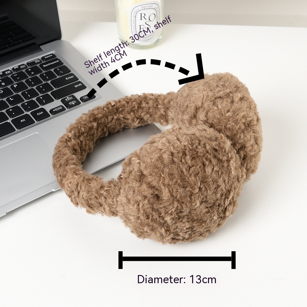 Winter Warm Men's And Women's Earmuffs Thickened Fleece-lined Earmuffs - Image 9