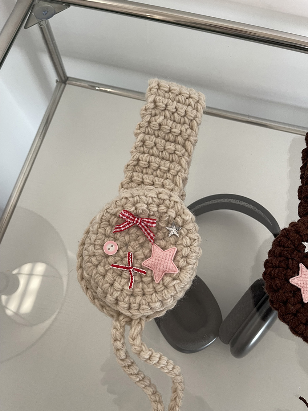 Bow-knot Pom-pom Ear Warmers For Women - Image 6