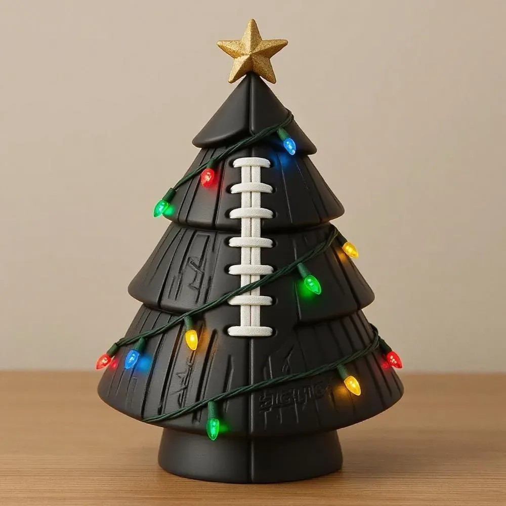 Christmas Decoration Football Christmas Tree - Image 4