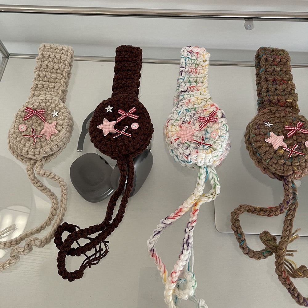 Bow-knot Pom-pom Ear Warmers For Women