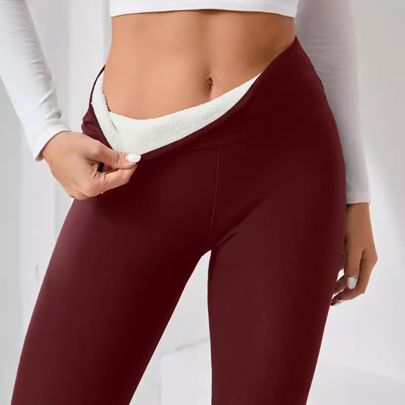 Tight Warm Pants Cashmere Leggings For Women - Image 4