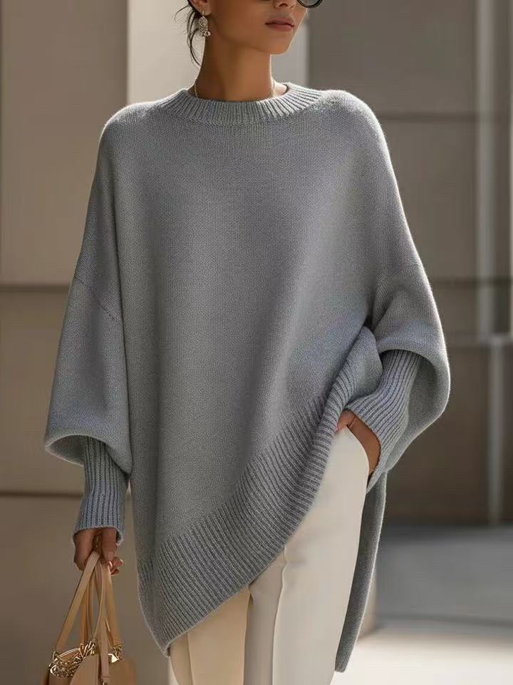 Thick Round Neck Women's Loose All-matching Knitted Pullover Sweater - Image 7