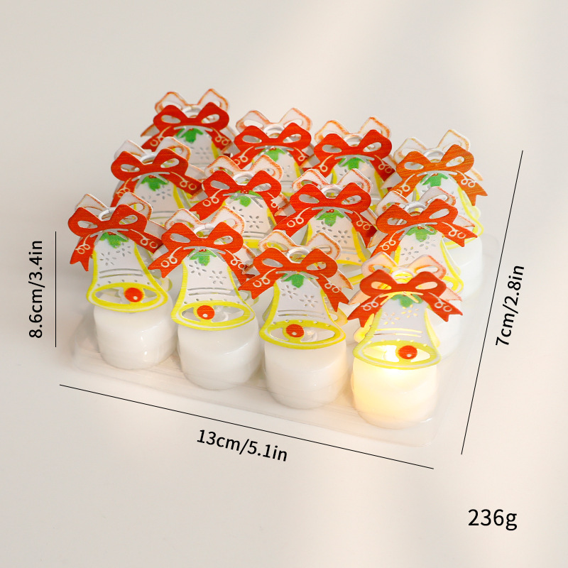 LED Electronic Candle Lights Christmas Trees Santa Claus Snowmen Creative Candles Small Night Lights Home Decorative Ornaments - Image 4