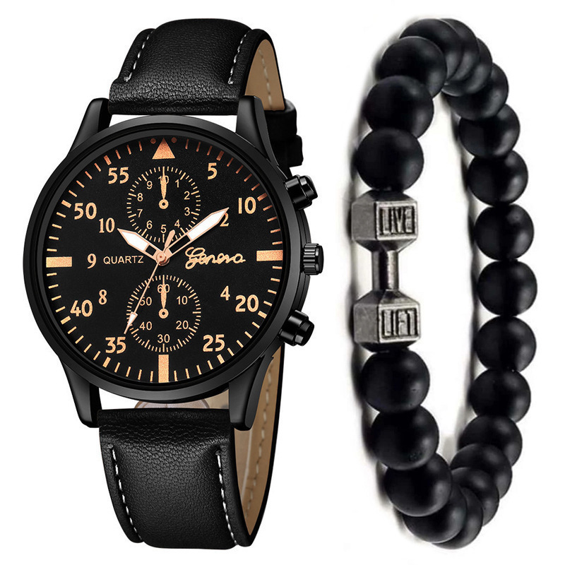 Men's Watch Fashion Quartz Watch Bracelet Set - Image 5