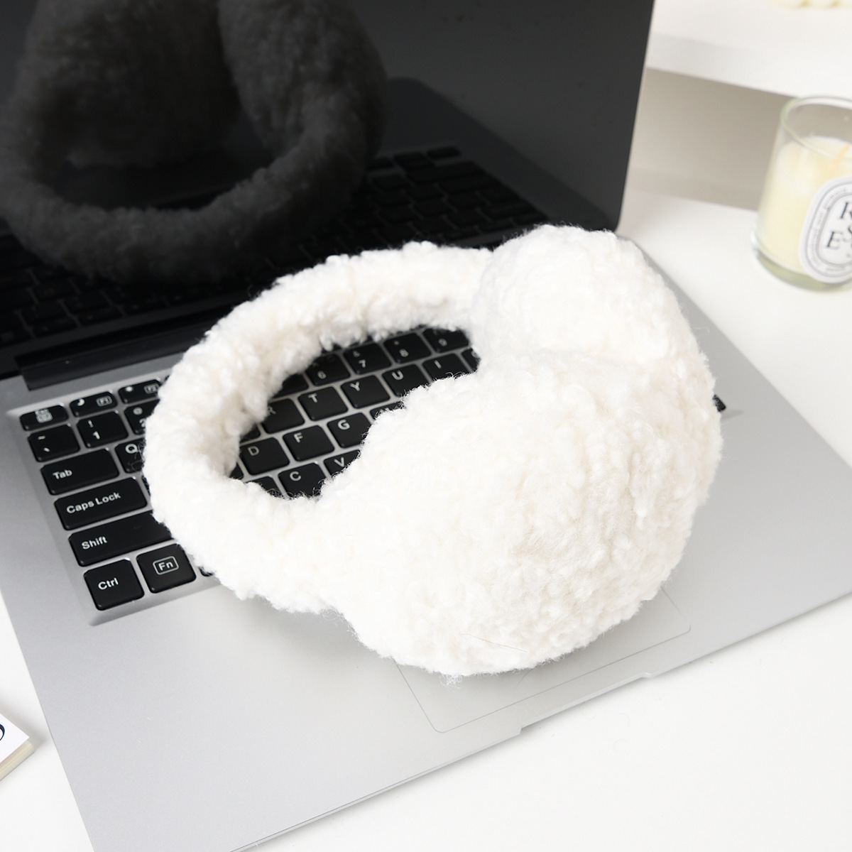 Winter Warm Men's And Women's Earmuffs Thickened Fleece-lined Earmuffs - Image 2