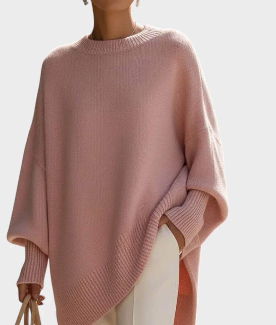 Thick Round Neck Women's Loose All-matching Knitted Pullover Sweater - Image 3
