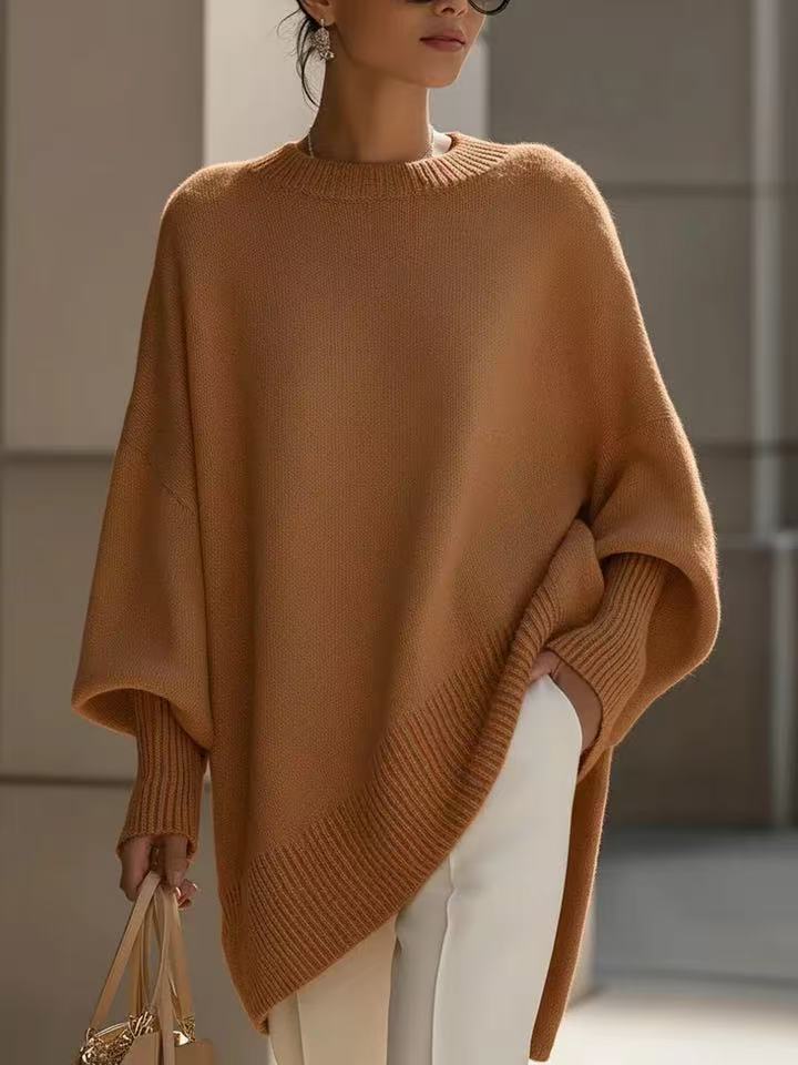Thick Round Neck Women's Loose All-matching Knitted Pullover Sweater - Image 5