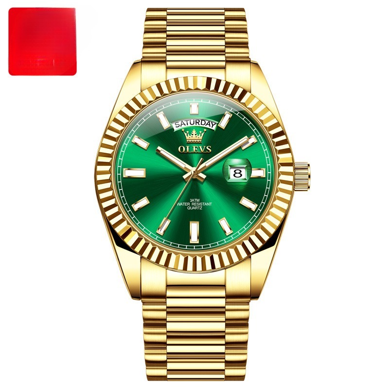 Luminous Waterproof Business Steel Belt Wrist Watch - Image 7